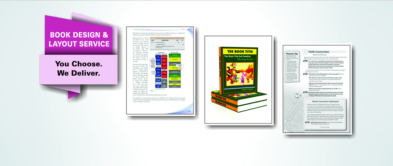 book design & layout service